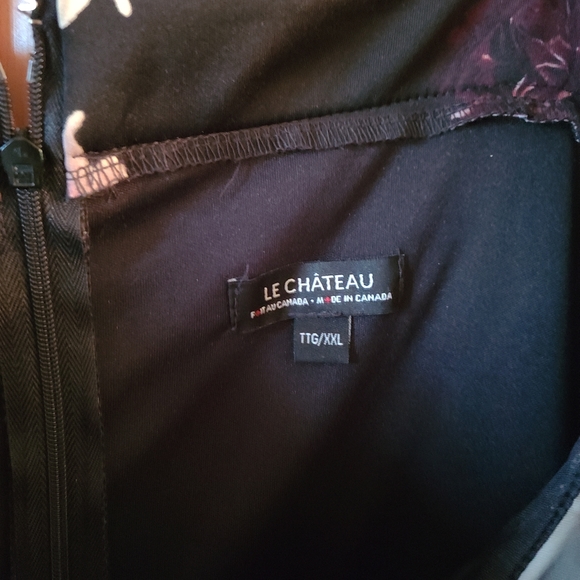 Le Chateau fitted black dress XXL - Picture 3 of 6